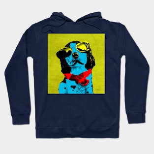 POP ART DOG LIGHT BLUE Hoodie